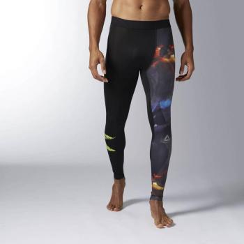 Reebok Acid Elite Comp Mallas, Hombre, Gris