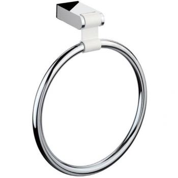 Manillons Torrent 6103 Toallero Anilla, Bronce, Cromo Blanco, 24x20x6.5 cm
