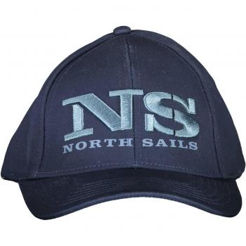North Sails Stylish Blue Embroidered Cotton Baseball Cap