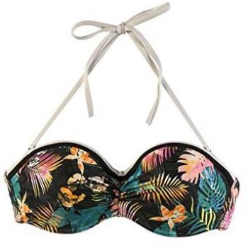 Top de Bikini Bandeau Protest MM Suma Bcup Mix & Match Negro