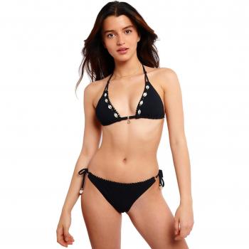 Bikini Yero Black Mujer Banana Moon LSE01, Parte de arriba de bikini negro, Talla XL
