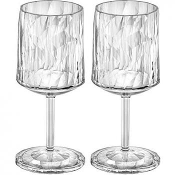 Copa de vino Club No. 9 Superglas, 250ml, transparente, irrompible, reutilizable, apta para lavavajillas (2 unidades)