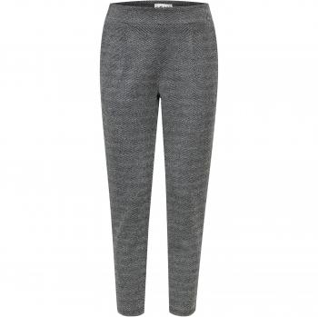Ichi Kate Structured Slim-Fit Women's Trousers - Black, Size XL