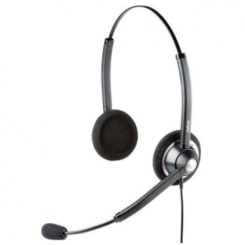 Auricular Diadema Binaural Jabra BIZ 1900 Duo Negro
