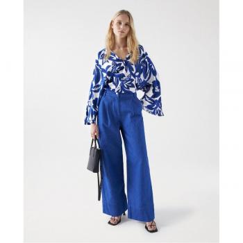 Vaqueros Salsa Jeans Wide Leg Fit de Mujer con Tiro Alto y Corte Ancho