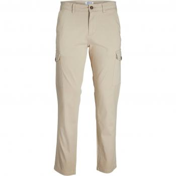 Jack & Jones Men's Cargo Pants Tollie Bowie Oxford Tan 31W/34L