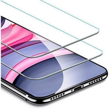 ESR Protector Pantalla para iPhone XR [2 Piezas][Garantía de por Vida], Cristal Templado 9H Dureza, Anti-Huella para Apple iPhone XR de 6.1 2018