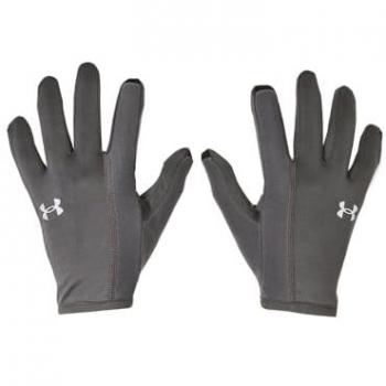 Guantes Under Armour Storm Run Liner, color gris humo (Castlerock/Castlerock Reflective), talla XL