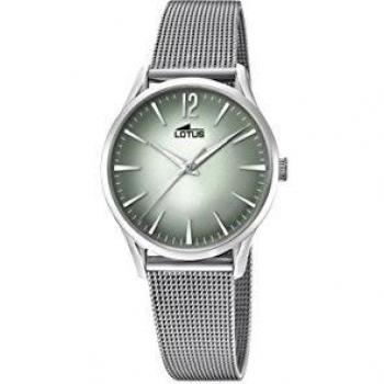 Lotus Watches Reloj Análogo clásico para Mujer de Cuarzo con Correa en Acero Inoxidable 18408/4