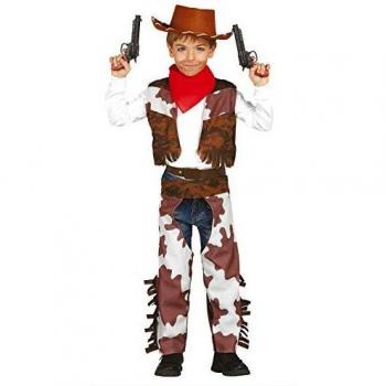 Guirca - Disfraz de vaquero, talla 3-4 años, color marrón