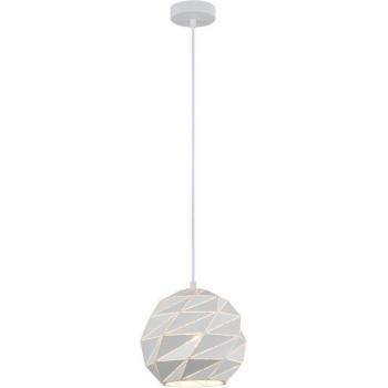 Lámpara colgante moderna Palermo blanca E27 1 luz Italux