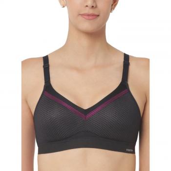 Triumph Triaction Free Motion Non-Wired Sports Bra, Black, Size 90E