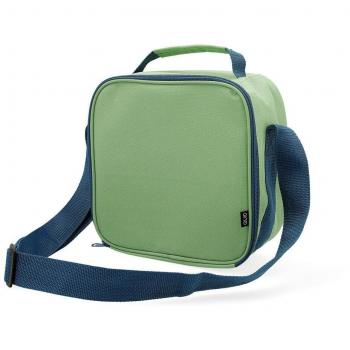 Quid Samba - Bolsa Térmica Porta Alimentos Flexible Con Asa Bandolera, Verde