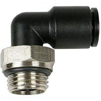 10mm G1/4 Rotatable Black Plug Fitting (Nickel Coated)