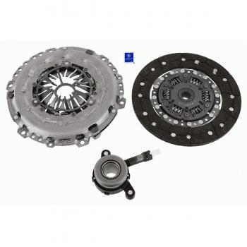 Kit de embrague SACHS 3000 990 443 - Incluye disco de embrague, plato de presión y cojinete de empuje, diseñado para vehículos específicos, alta resistencia y durabilidad, fácil instalación