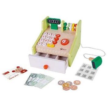 Caja Registradora de Madera con Accesorios Classic World