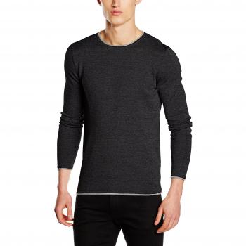 SELECTED HOMME SHNKLOP Crew Neck Noos suéter, Negro
