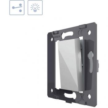 Interruptor Conmutador media tecla gris LEDBOX