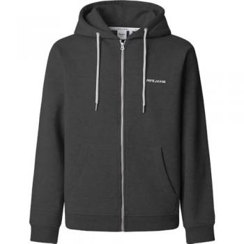Pepe Jeans Damian Black Full Zip Sweatshirt for Men XL