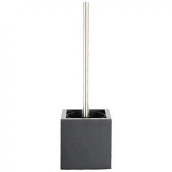 MSV 140541 - mdf limpios wc / acero inoxidable de la plata 11 x 11 x 37 cm
