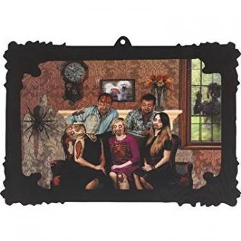 Smiffys- Lenticular - Juego de decoración de Retratos con impresión 3D, Multicolor, Talla única