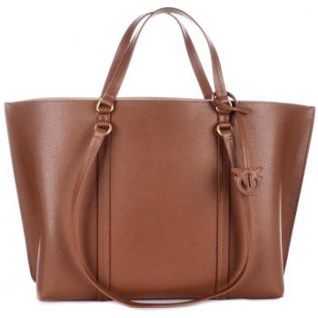 PINKO Tote Bag, Brown, ONE SIZE
