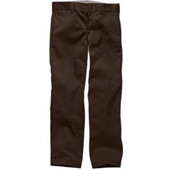 Dickies Straight - Pantalones para hombre, Marrón, W38/L34