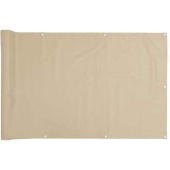 Toldo para balcón de tela oxford 120x600 cm color beige