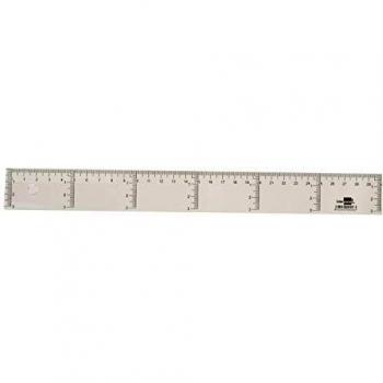 Liderpapel - Regla 30 Cm Plástico Cristal