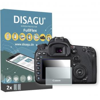 2 Disagu FullFlex protector pantalla para Canon EOS 7D Mark II protectores de pantalla