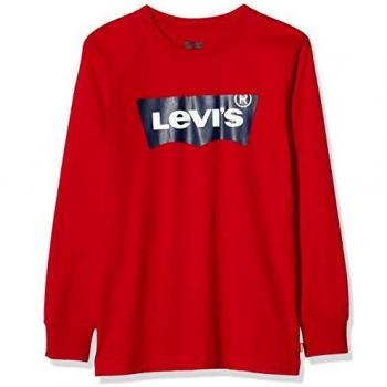 Camiseta de Manga Larga Infantil Levi's Batwing Roja 16 Años