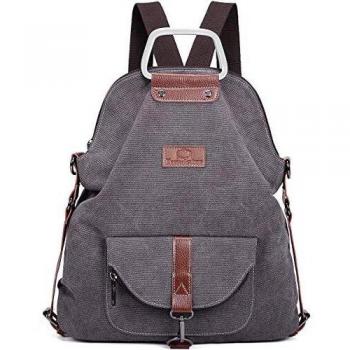 Travistar Mochila Mujer Vintage Bolso Hombro Bolso de Lona Bolso Bandolera Casual Mujer Mochila Escolar