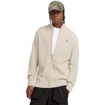 Sudadera G-Star con cremallera y detalles de algodón para hombre