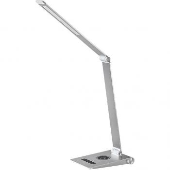 Lámpara Flexo LED Táctil 13W 2800-5000K Plata Minimalista Aluminio IP20 RABALUX NILFGARD