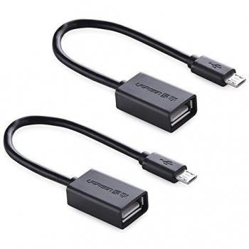 Ugreen Cable OTG con Micro USB para Los Teléfono Movil y Tablet de Samsung S6,Note, Google,Sony y Otros Dispositivos con OTG Funcion