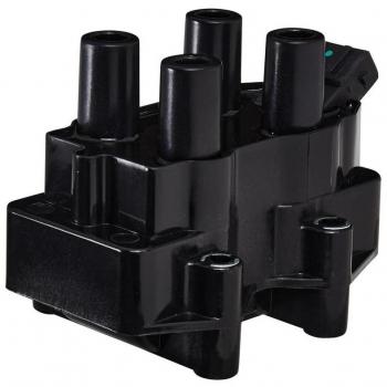 Bobina de encendido HELLA 5DA 358 000-291 - 12V - 4 polos - Bobina de encendido bloque - atornillado