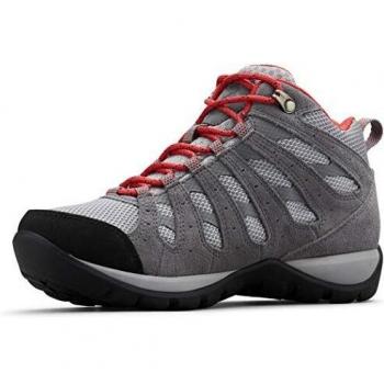 Columbia Redmond V2 Mid, Botas de Senderismo Impermeables para Mujer, Gris