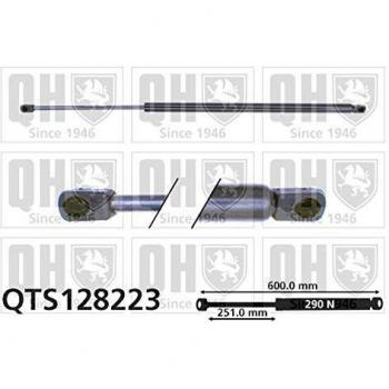Amortiguador hidráulico de maletero QUINTON HAZELL QTS128223 para Peugeot 205 II 3/5 puertas