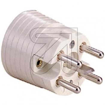 ABL Sursum 2201110 Perilex Plug - 16A Straight Connector White