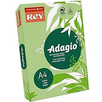 PAQUETE DE PAPEL A4 80GR VERDE HOJA PALE ADAGIO 500H 156228