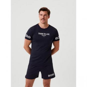Borg Graphic T-Shirt - Björn Borg, Navy, Size M