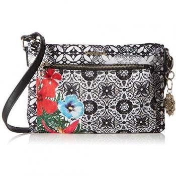 Desigual Toulouse Eixample Tropica - Bolso para mujer, color negro