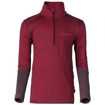 VAUDE Sudadera Jerboa Halfzip II, otoño/invierno, infantil, color Rojo - Salsa, tamaño 6 años