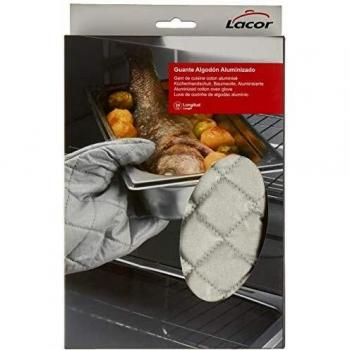 Lacor - 61024 - Guantes Aluminizados 24 cm - Gris