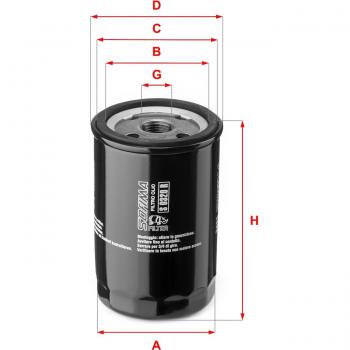 Filtro de aceite SOFIMA S 0320 R
