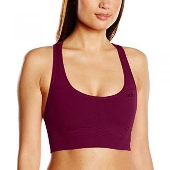 Odlo Sports BH Seamless Medium - Sujetador deportivo para mujer, color morado, talla S