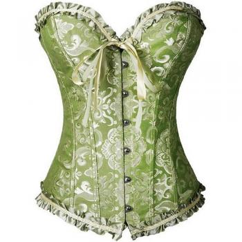 TOPMELON Femme Waist Trainer Lingerie nuptiale Lace Up Satin D¨¦soss¨¦ Corset