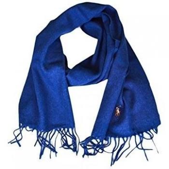 Polo Ralph Lauren Bufanda Lana Otoño/Invierno 16 Klassischer Azul Única
