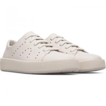 Camper Courb Women's Beige Smooth Leather Sneakers