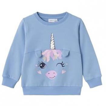Sudadera Niña Name It Kristine Unicorn Azul Regular Fit 98